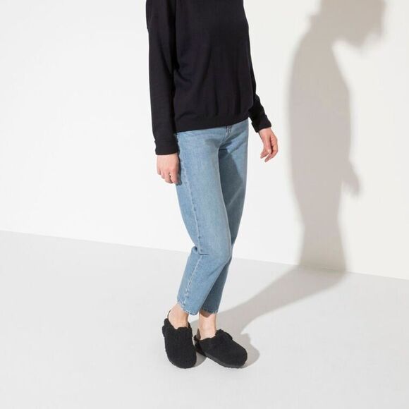 Birkenstock Boston Shearling Big Buckle Platform Size 36 US5 New - Picture 1 of 7